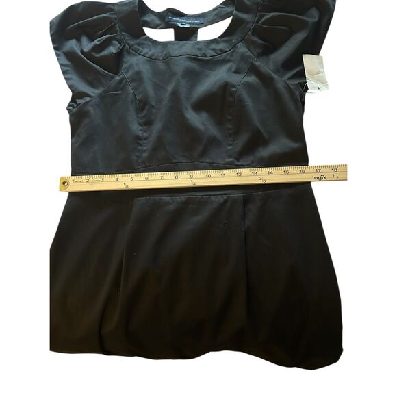 NWT French Connection Lolo Cutout Bow Back Dress Black Size 12 - Picture 9 of 16